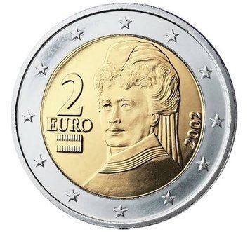 Монета 2 евро 2022 Австрия 27687 фото