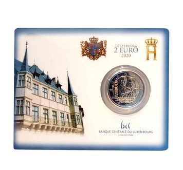 Luxembourg 2 Euro 2020 - Birth of Prince Charles - (BU, Relief (normal) Technology)