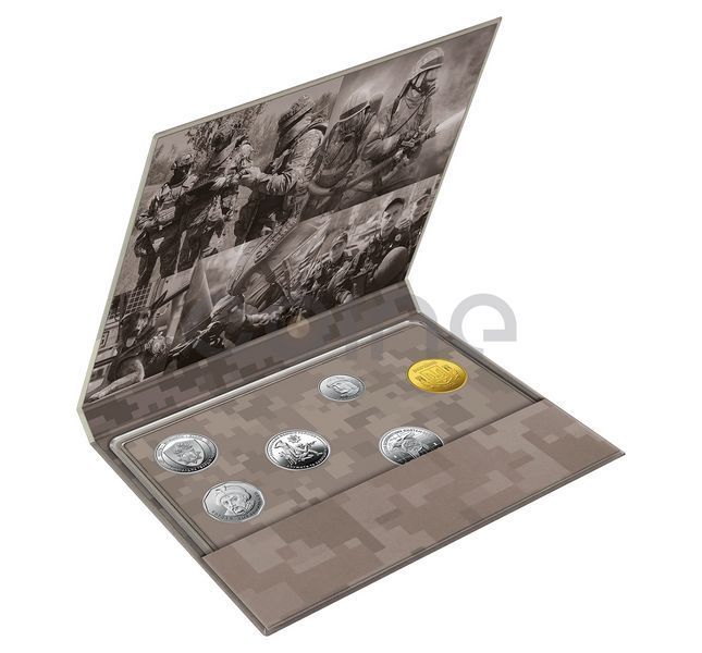 Set of Ukrainian Commemorative Circulation Coins 2025 in a Gift Box (9 coins)