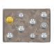 Set of Ukrainian Commemorative Circulation Coins 2025 in a Gift Box (9 coins)
