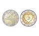 Olympic set of two coins 2 Euro 2024