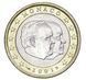 Монета 1 Євро 2001 Монако - Князь Реньє III та спадкоємець престолу Альберт II 3336 фото 1