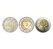 Olympic set of three coins 2 Euro 2024