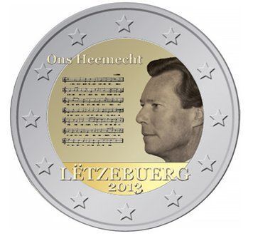 Luxembourg 2 Euro 2013 - The National Anthem