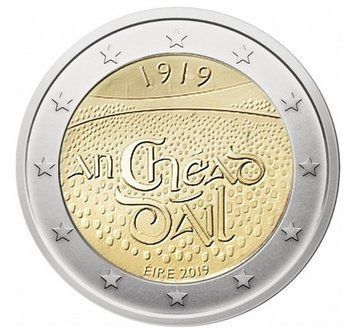 Монета 2 Євро 2019 Ірландія - Століття першого засідання Дойлу Ірландії 17248 фото