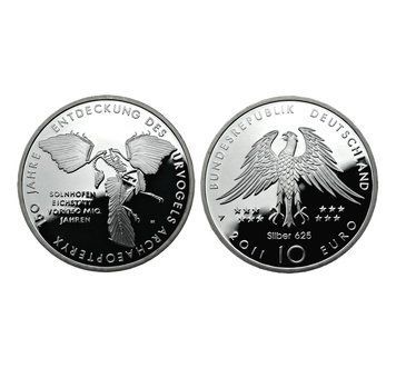 Німеччина 10 Євро 2011 A - Відкриття Археоптерикса 14422 фото