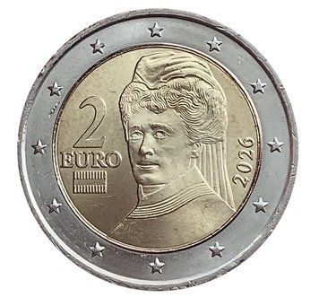 Монета 2 евро 2026 Австрия 42222 фото