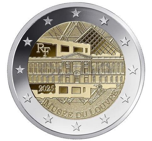France 2 Euro 2025 - The Louvre Museum 1/4 - Love and Psyche half lying down