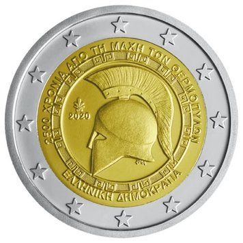 Greece 2 Euro 2020 - 2500th Anniversary of the Battle of Thermopylae