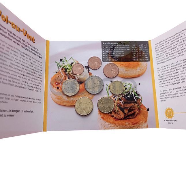 Belgium 2026 Official BU euro coin set - World Money Fair WMF Chicory BU (FDC Coincard)