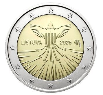 Монета 2 Євро 2026 Литва - Енергетична незалежність 41554 фото