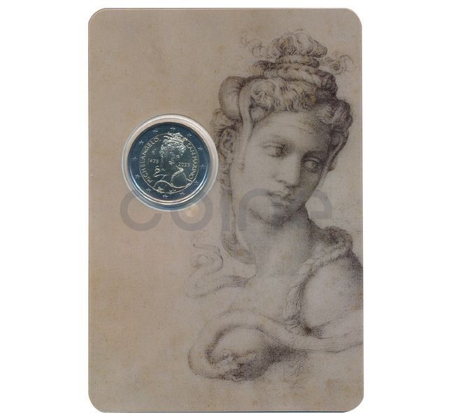 San Marino 2 Euro 2025 - 550th Anniversary of the Birth of Michelangelo