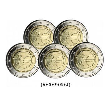 Germany 2 Euro 2009 - EMU (All 5 mints, A D F G J)