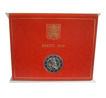 Монета 2 Євро 2016 Ватикан - Святий рік милосердя 11225 фото