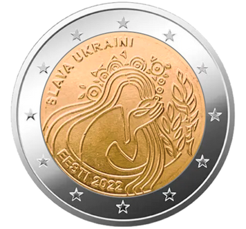 Estonia 2 Euro 2022 - Ukraine and Freedom