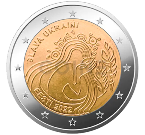 Estonia 2 Euro 2022 - Ukraine and Freedom