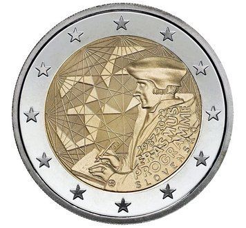 Монета 2 Євро 2022 Словаччина - Эрасмус 35 28242 фото