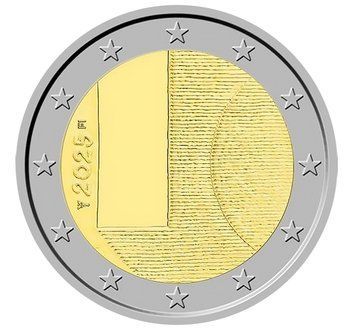 Монета 2 Євро 2025 Фінляндія - Дипломатія та зовнішня політика 39161 фото