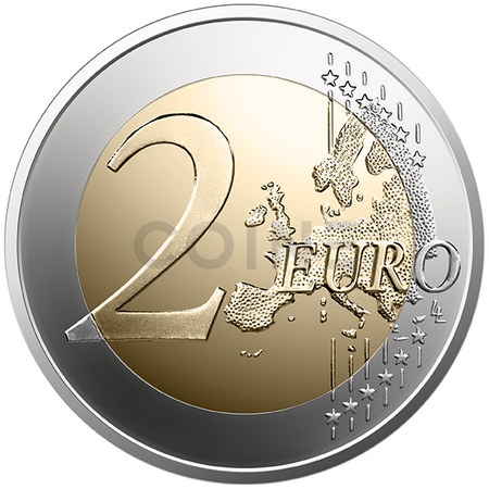 Estonia 2 Euro 2022 - Ukraine and Freedom (BU coincard)