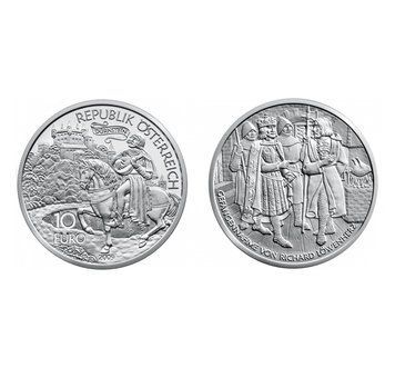 Австрія 10 Євро 2009 - Річард Левине Серце 28181 фото