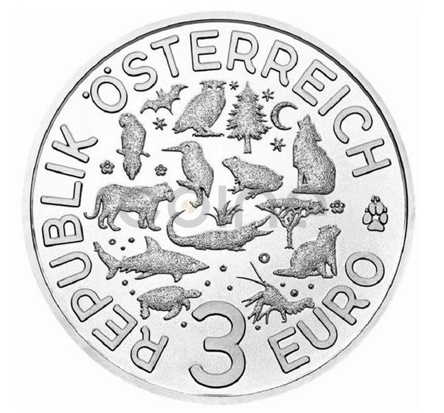 Austria 3 Euro 2019 - Turtle