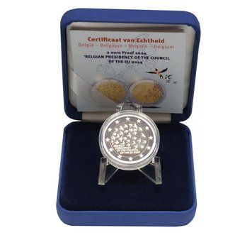 Belgium 2 Euro 2024 - Presidency of the Council of the EU (Proof)