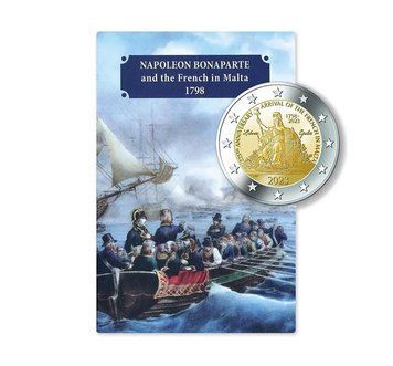 Монета 2 Євро 2023 Мальта - Наполеон і французи на Мальті (BU) 32069 фото