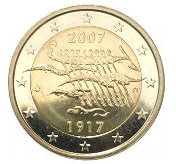 Finland 2 Euro 2007 - 90 Years of Independence (Proof)