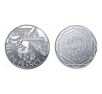 France 10 euro 2011 - Regions of France - Isle of France