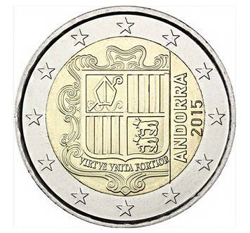 Andorra 2 Euro 2015 Regular Issue