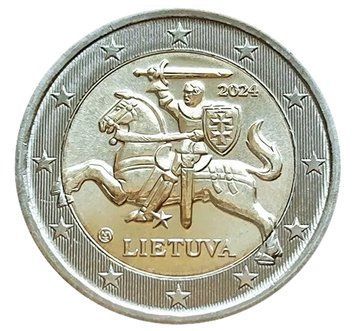 Монета 2 Євро 2024 Литва 36461 фото