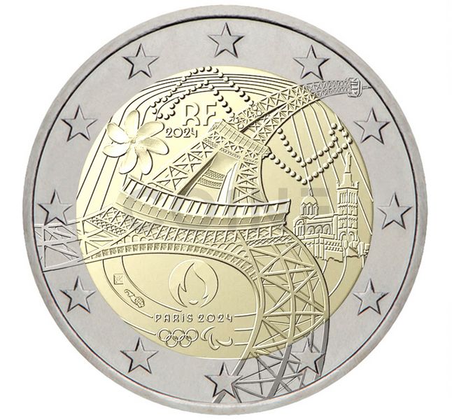 France, 2 Euro 2024, Olympic Games Paris 2024 - Eiffel Tower