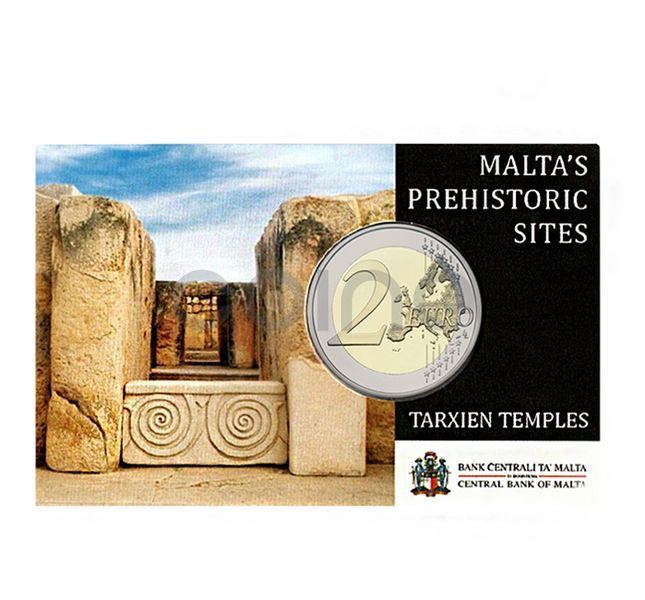 Malta 2 Euro 2021 - Tarxien Temples with Mintmark MdP (BU)