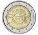 Italy 2 Euro 2012 - 10 Years of Euro