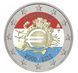 Luxembourg 2 Euro 2012 - 10 Years of Euro (in color)