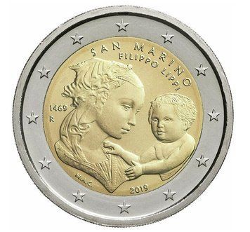 San Marino 2 Euro 2019 - 550th anniversary of the death of Filippo Lippi