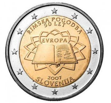Slovenia 2 Euro 2007 - Treaty of Rome