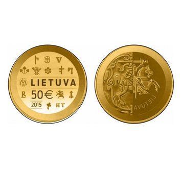 Литва 50 Євро 2015 - Карбування монет у Великому князівстві Литовському 5842 фото